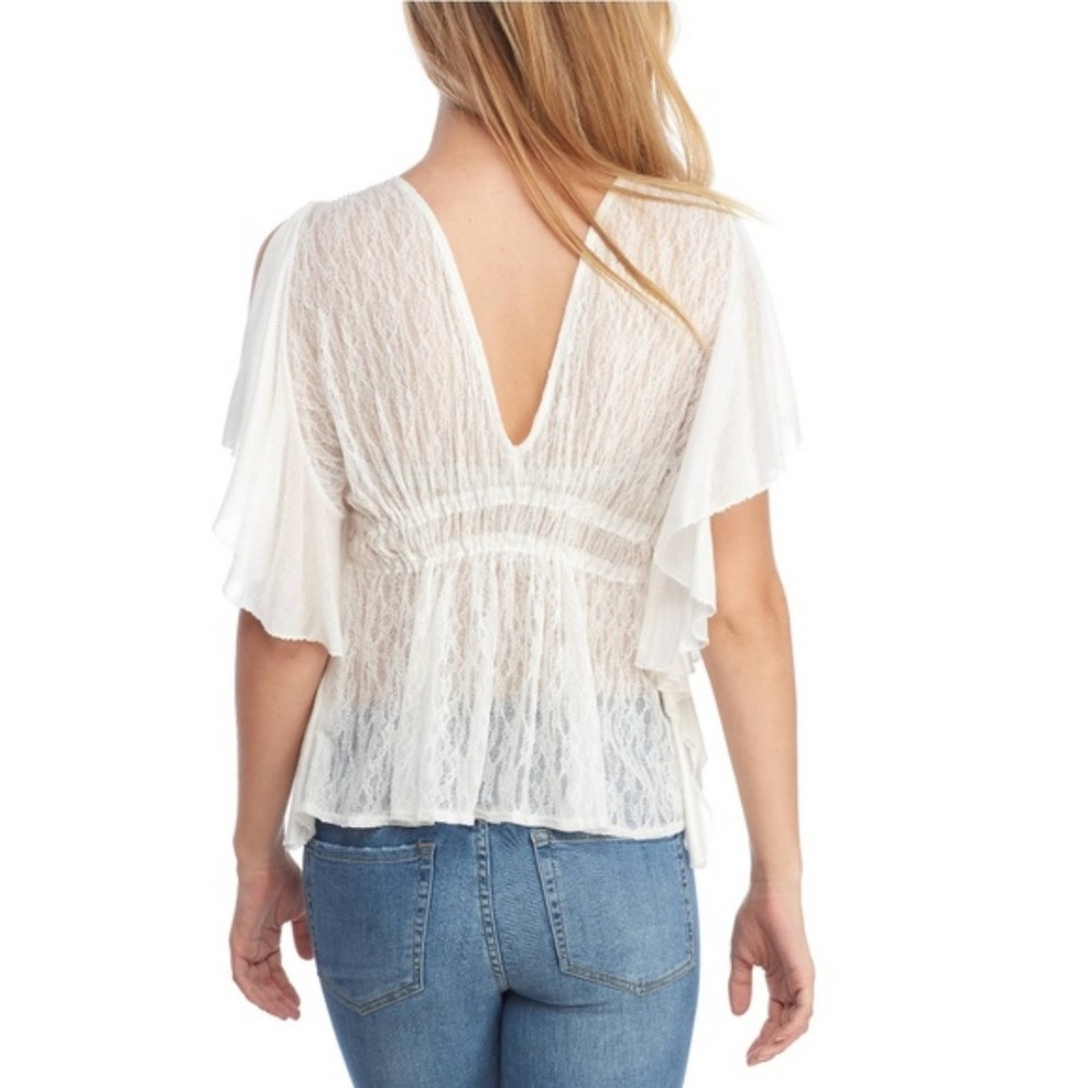🤍 FREE PEOPLE Lace Top (Small) - Picture 5 of 7